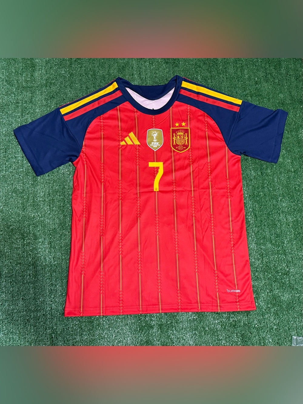 Ferran Torres #7 Spain Home Jersey 26/27